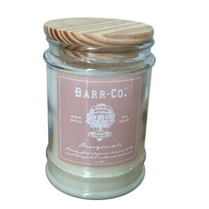 Barr Co. Honeysuckle Candle In Clear Glass Jar